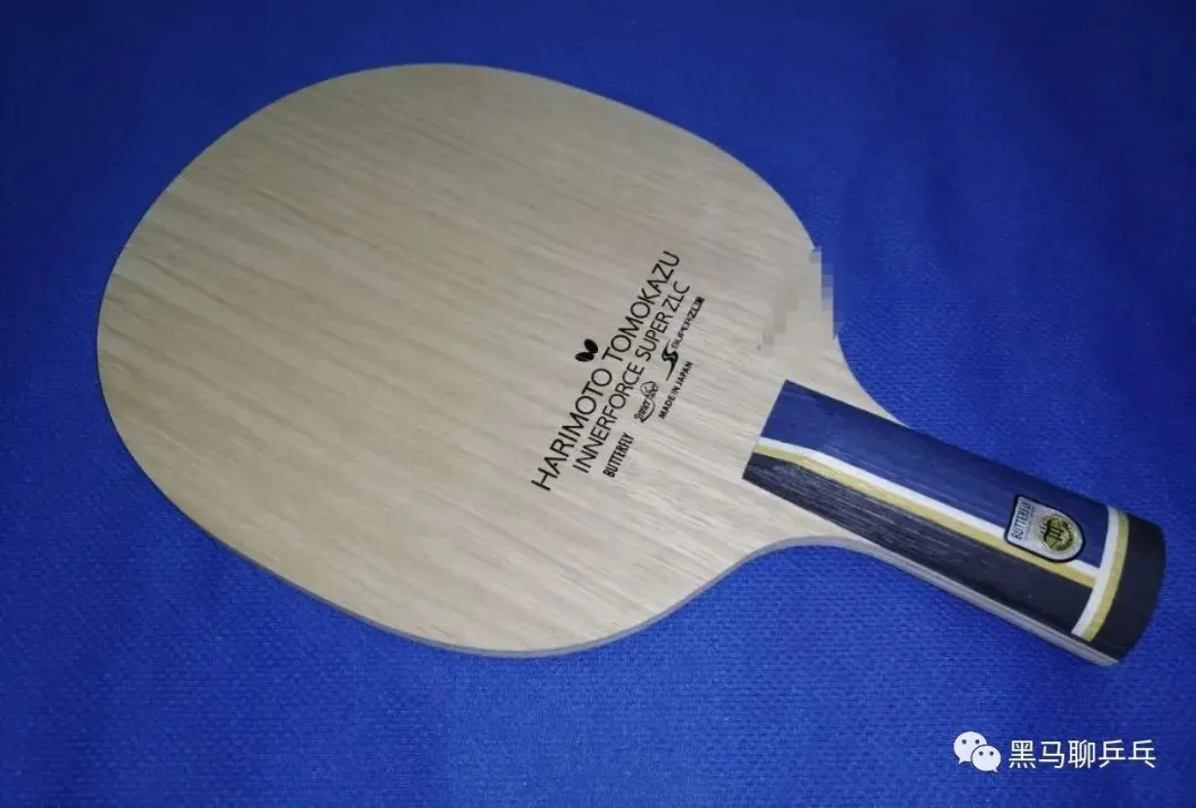 Harimoto Tomokazu SUPER ZLC inner carbon blade showing ZLC fiber layer construction