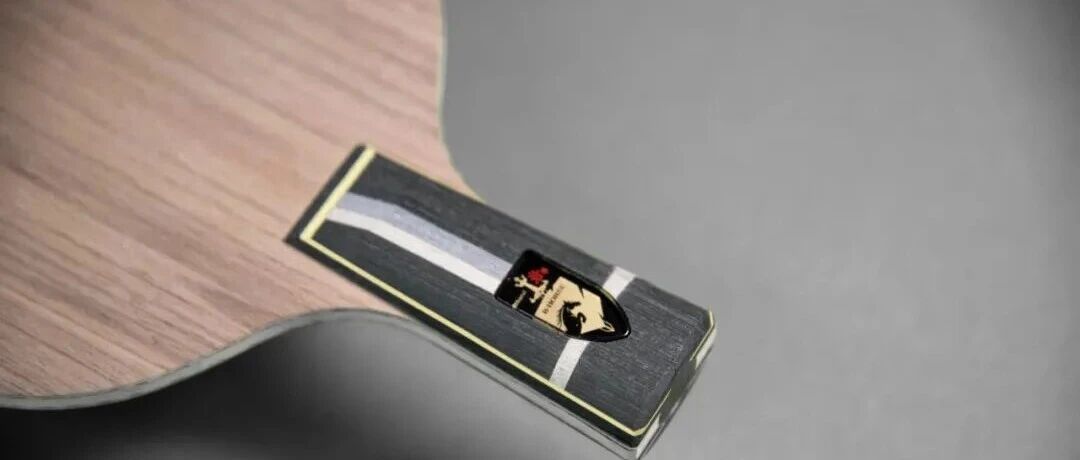 Close-up of a table tennis blade handle