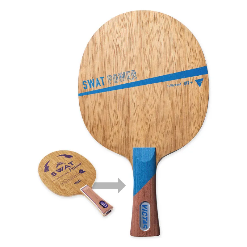 TSP Swat Power seven-ply all-wood custom blade used by Niwa at 2017 Dusseldorf Worlds