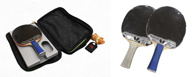 Yuta Uda's inner ZLC special order blade with G-FLESS grip, Dignics 09C and ZYRE-03 rubbers