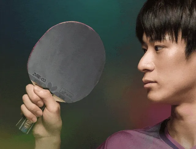 Togami Shunsuke's Fan Zhendong ALC special blade with ZYRE-03 on both sides