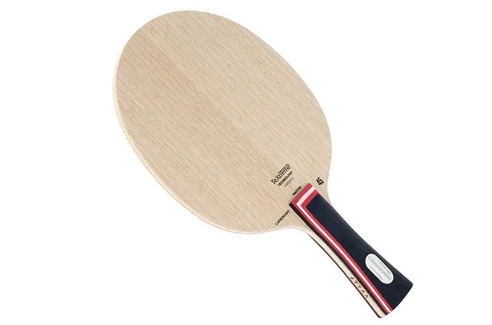 Nittaku Ease Carbon ultra-thin 5-plus-2 UD carbon blade handle and face view