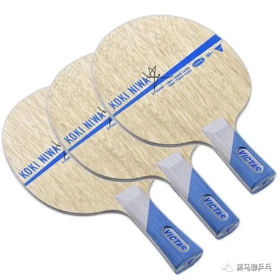 Koki Niwa all-wood blade with Dignics D09c forehand rubber used by Matsuo Kotaro