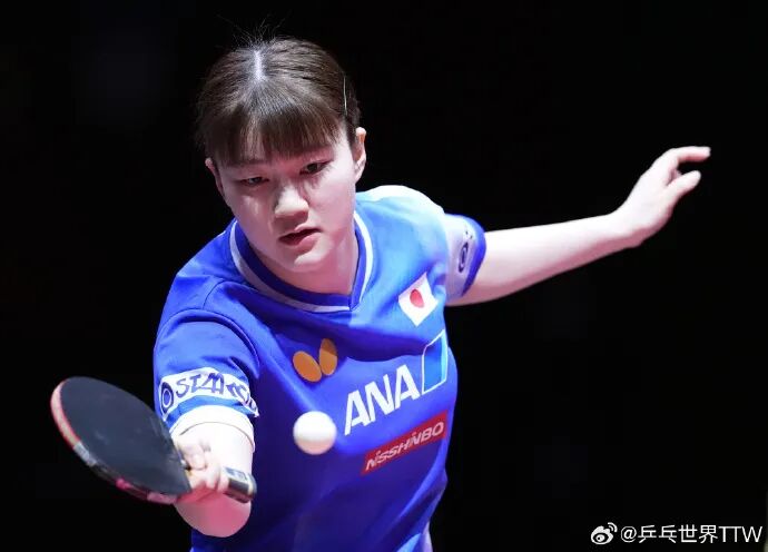 Ofutune Satsuki in mid-stroke during Chongqing Championships competition