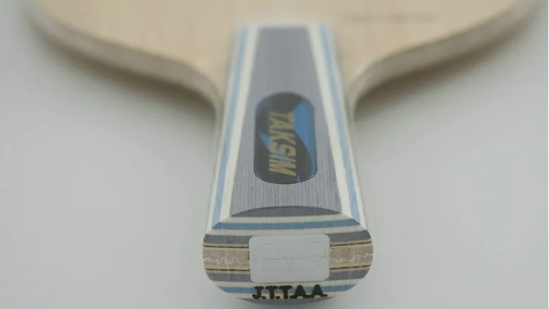 Butterfly Taksim penhold blade with paulownia core for crisp push-and-attack play