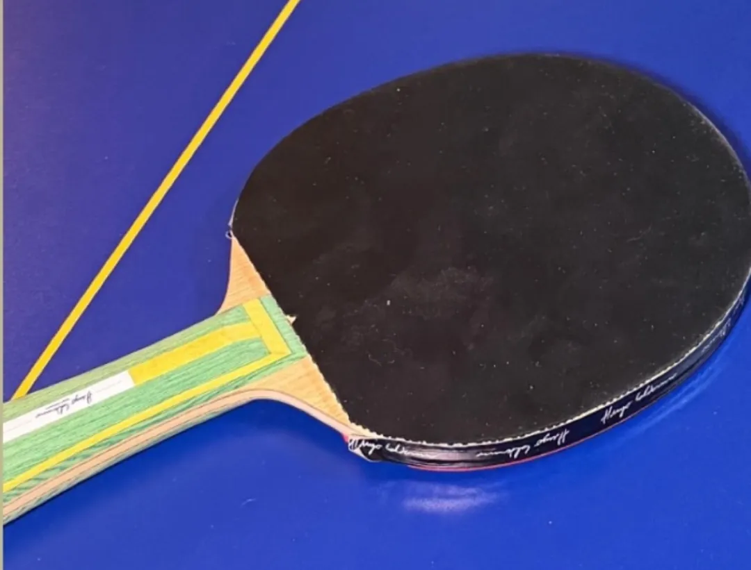 Hugo Calderano prototype Korean-made inner green aramid carbon blade
