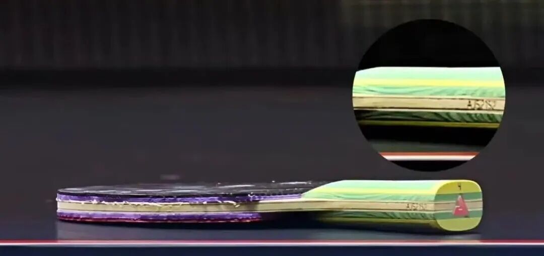 JOOLA Hugo inner green aramid carbon blade used by Hugo Calderano