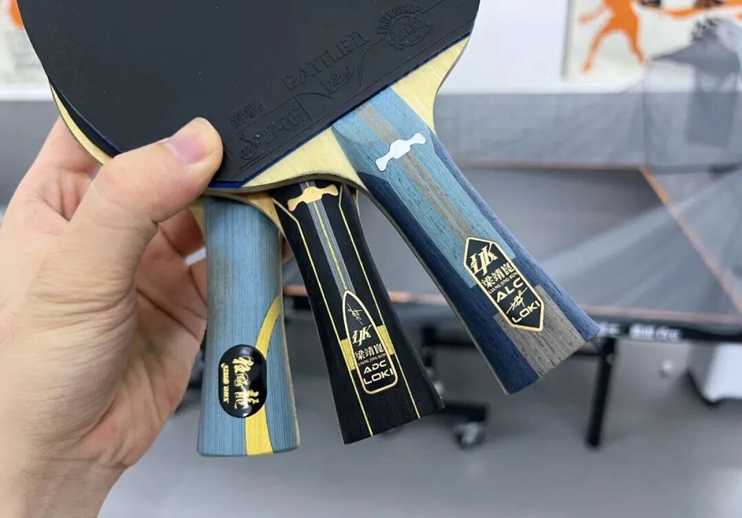 Test setup paddle with W968 Numeric blade and DNA Dragon rubber assembled for review