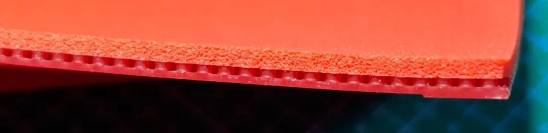 Tenergy 05 FX rubber sheet comparison highlighting softer feel versus standard T05