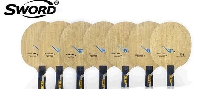 Sword VSea blade displayed with Mushroom Ping Pong studio stand on a cutting mat