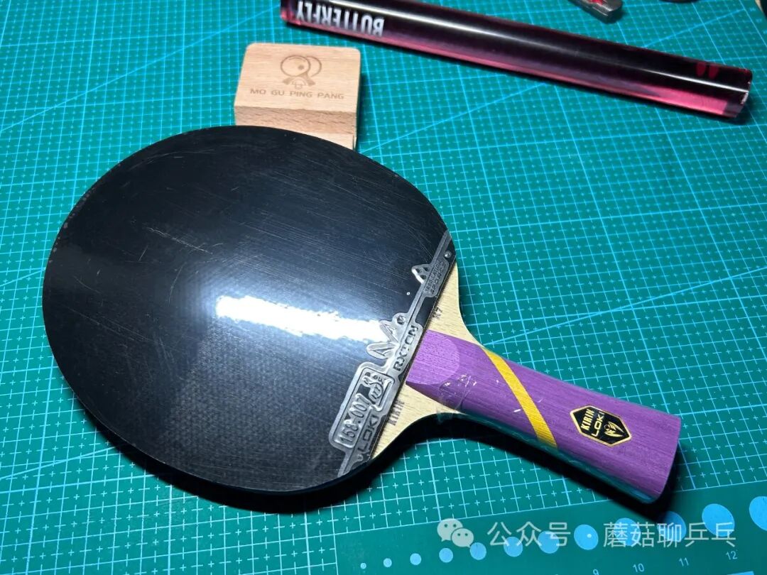 Loki Rxton 5 Pro rubber mounted on Loki Qilin K7 all-wood blade for first test