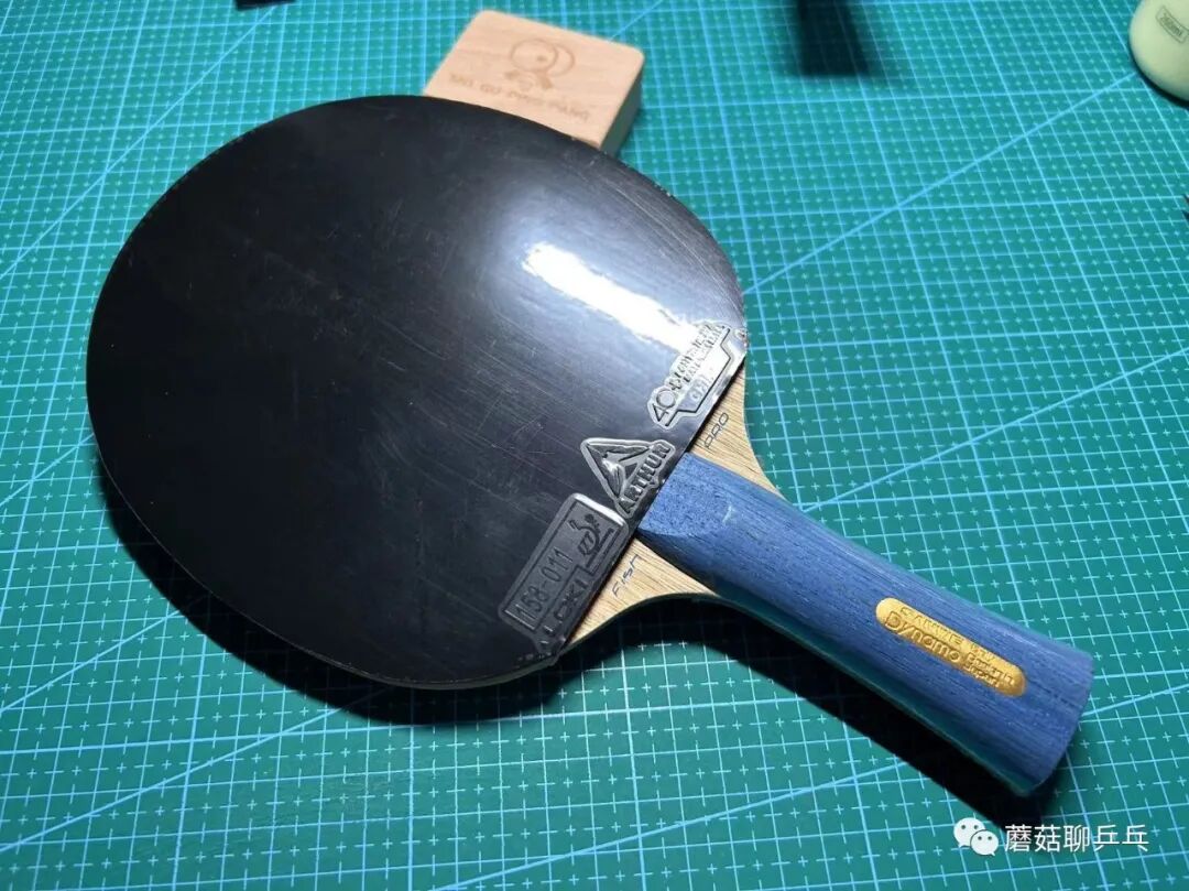 Blue Marlin Pro budget setup with affordable Chinese rubber on forehand