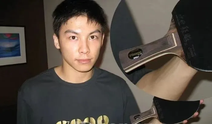 Xu Xin's Stiga Rosewood 5 penhold blade used at the 2012 Qatar Open