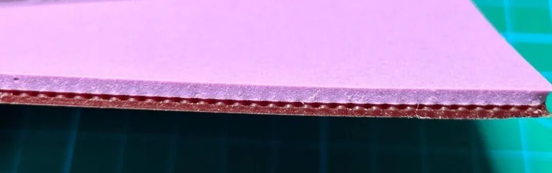 Pinyi Pi Shan rubber mounted on Sanwei Blue Marlin Pro blade ready for testing