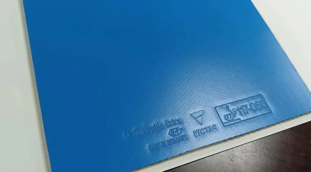 Tibhar Quantum X Pro pink rubber sheet showing sponge and pimple surface