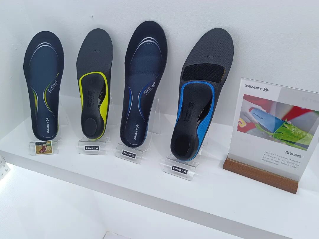 Mizuno table tennis equipment and shoes at Xiamen Sports Expo booth