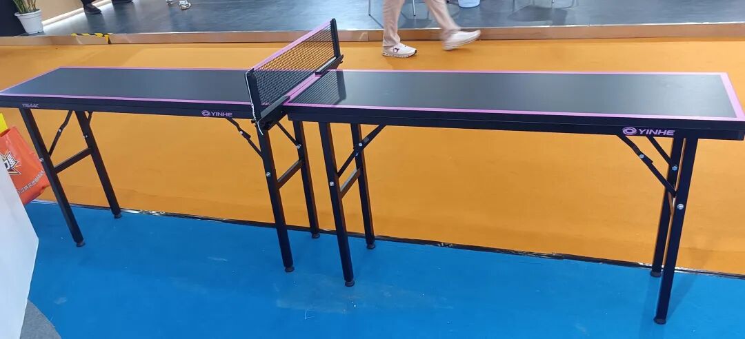Yinhe Y1644 narrow home practice table tennis table on display