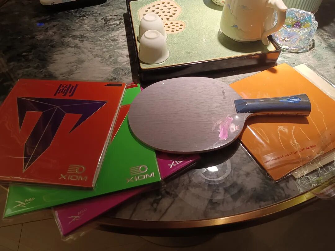 Yinhe new rubber sample sheets with improved topsheet at expo