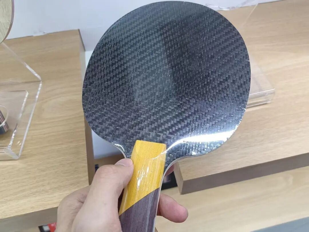 Ester fiber blades with mixed-material constructions and fiber face layers