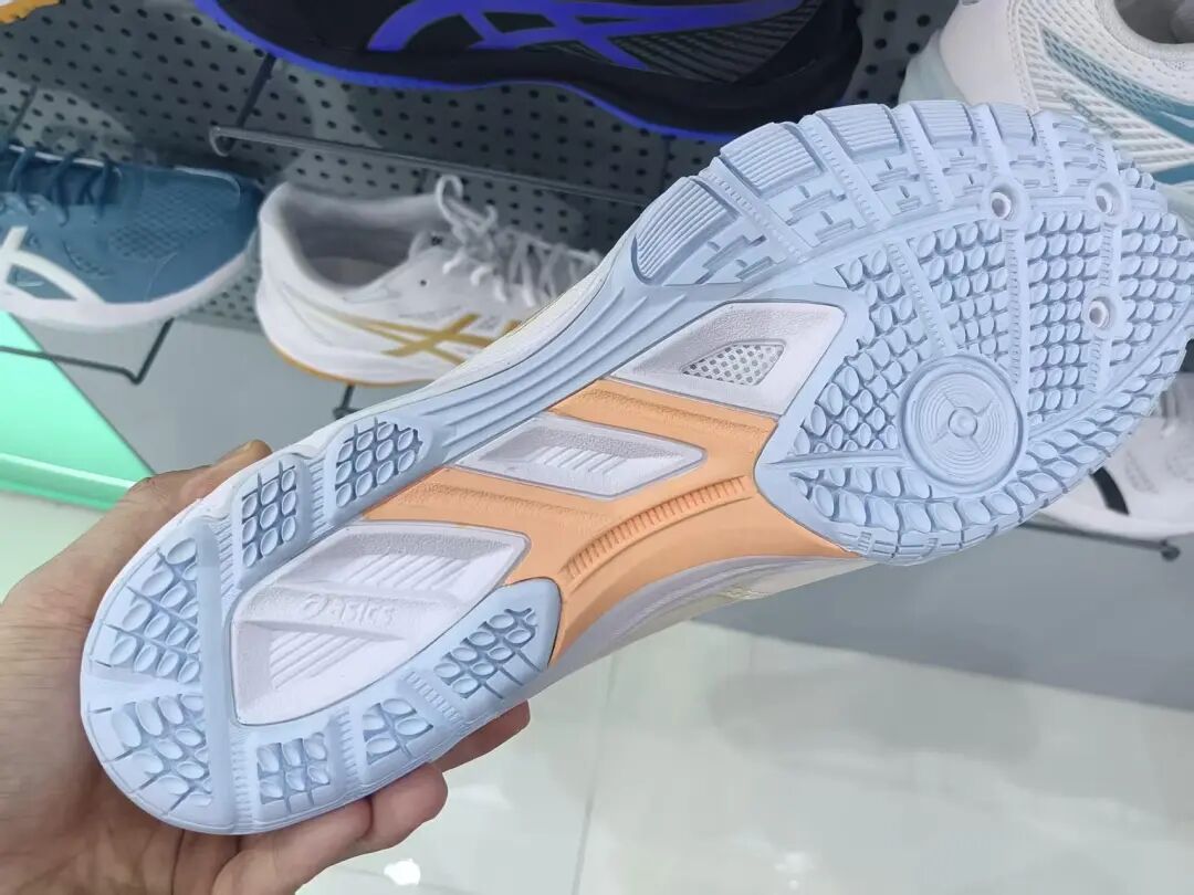 ASICS table tennis shoes additional colorway options on display