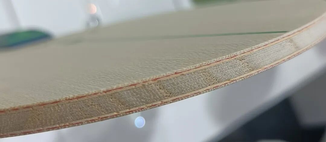 JOOLA Hugo ARY-X blade handle and construction detail view