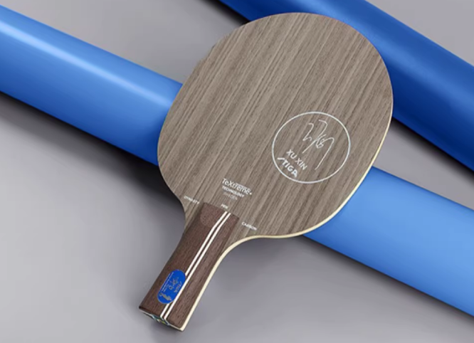 Xu Xin Blue Label penhold carbon blade with smooth forehand and backhand loop feel