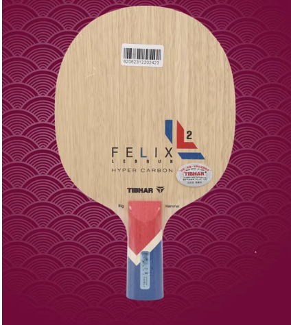 Tibhar Felix LeBrun signature blade, inner carbon construction for fast dual-wing play