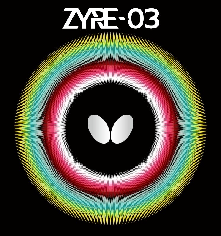 Butterfly Zyre-03 table tennis rubber