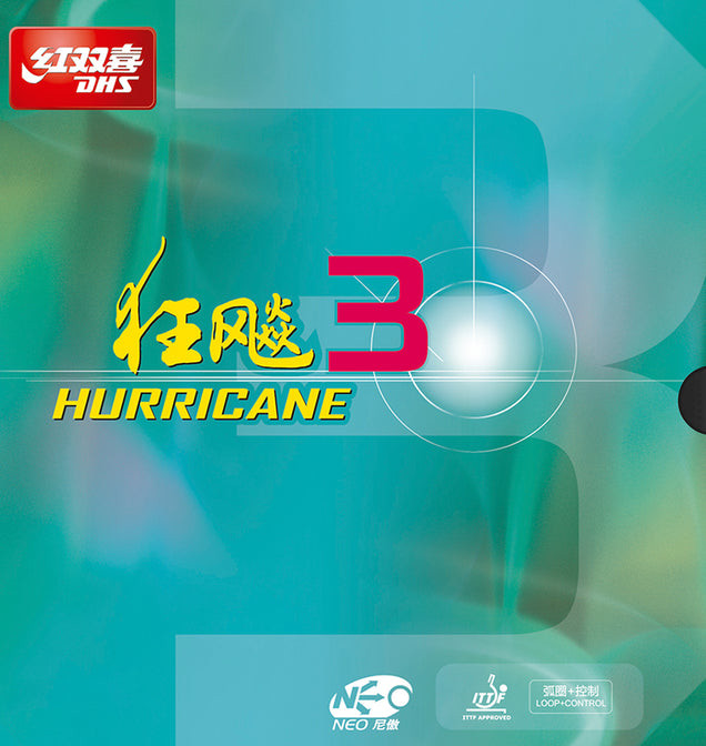 DHS Hurricane 3-NEO table tennis rubber