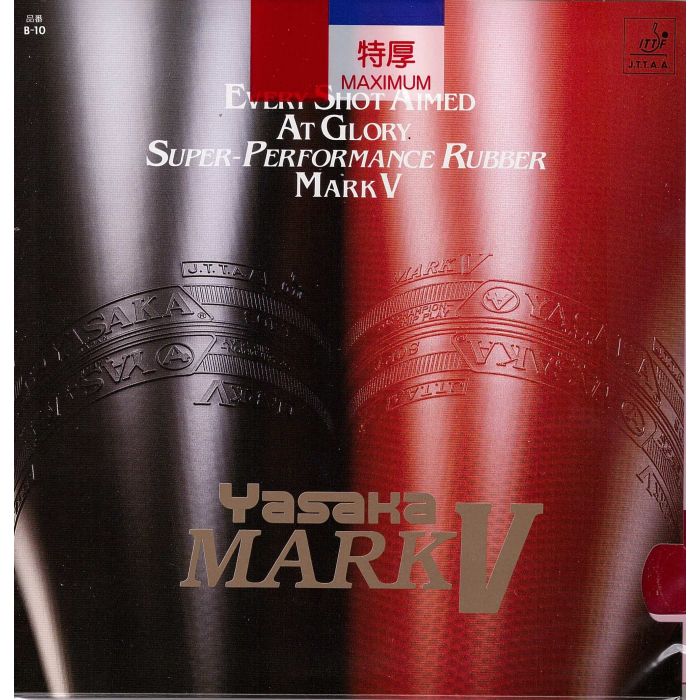 Yasaka Mark V table tennis rubber